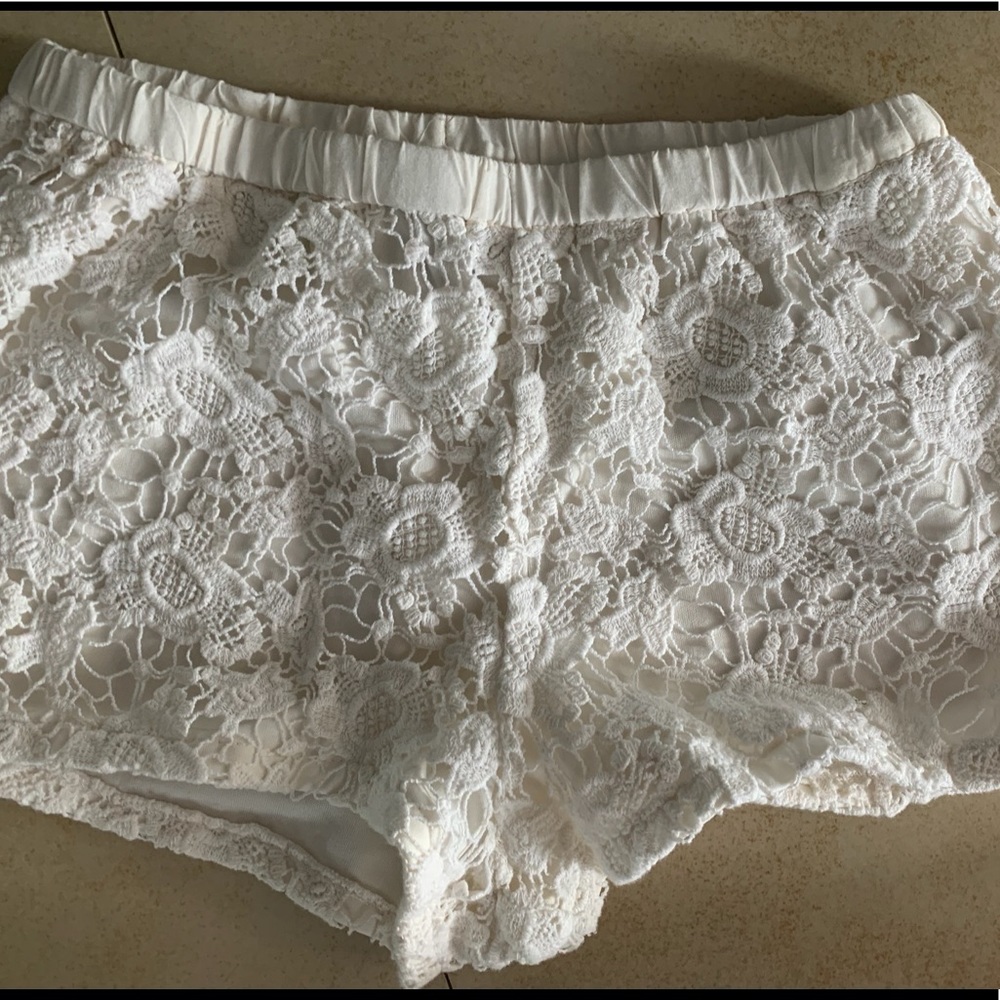 White shorts